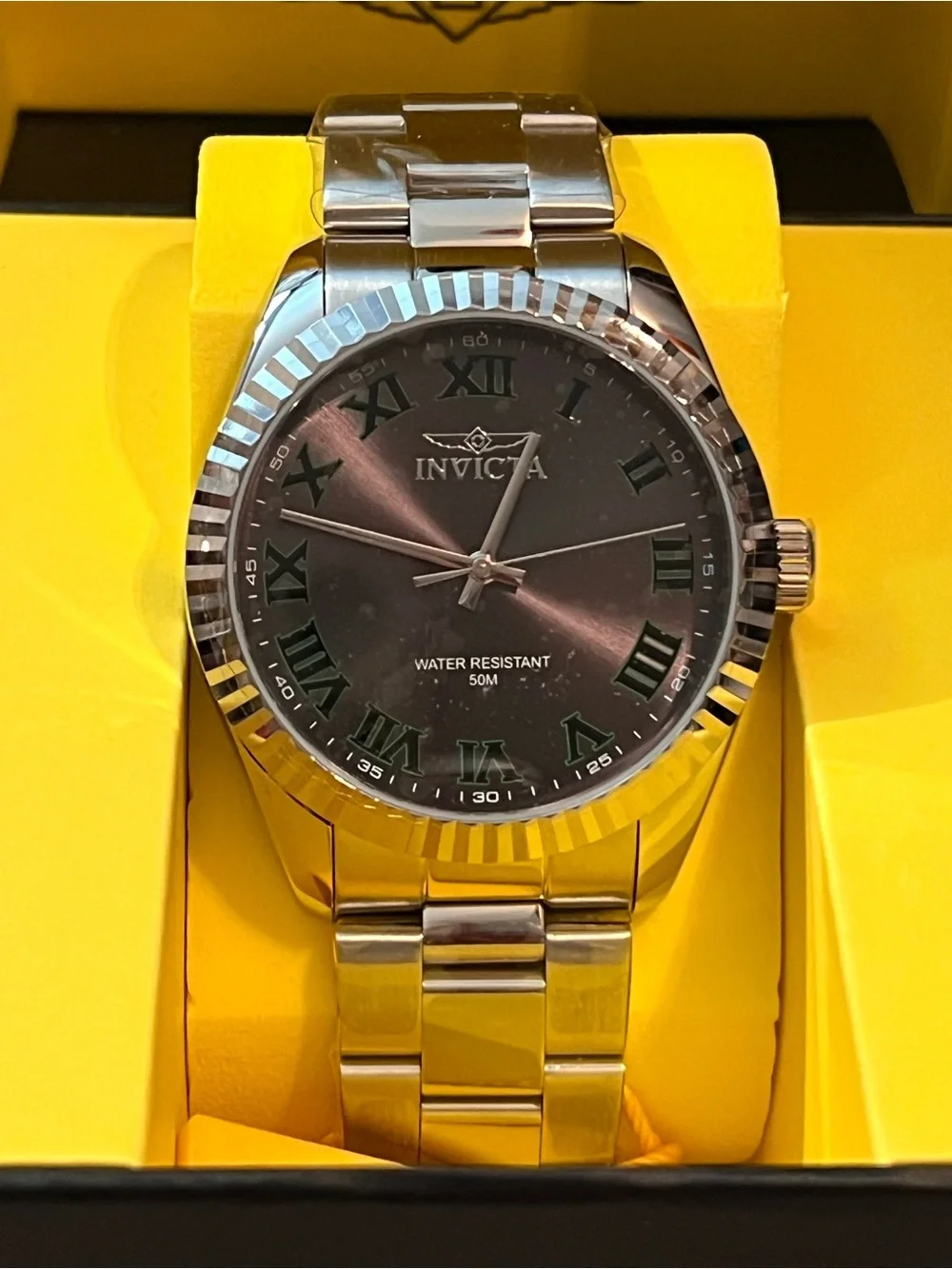 Invicta Specialty Men’s Watch 43mm Silver Dial Roman Numerals Stainless Steel